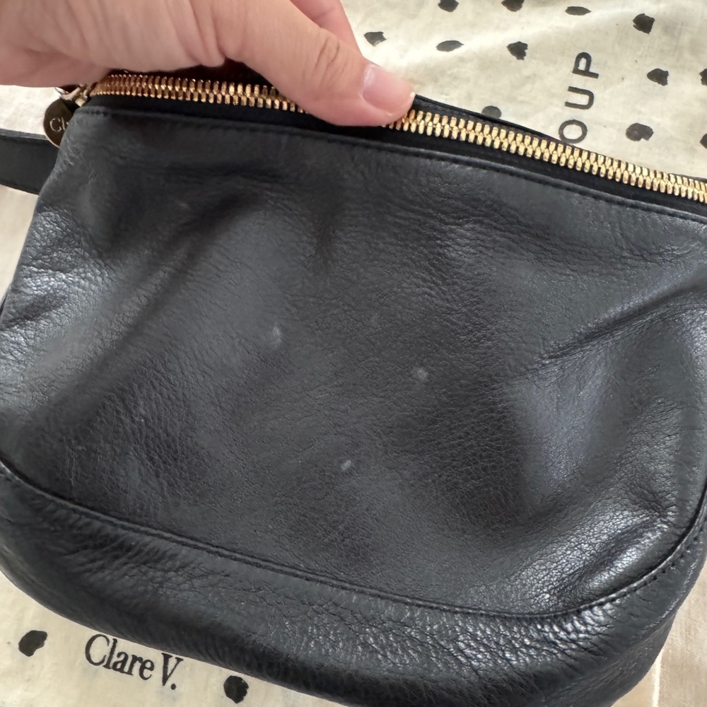 Clare V. Black Leather Fanny Pack - Picture 2 of 8
